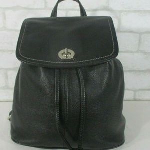 Coach F24385 Leather Backpack Daypack Tote Bag